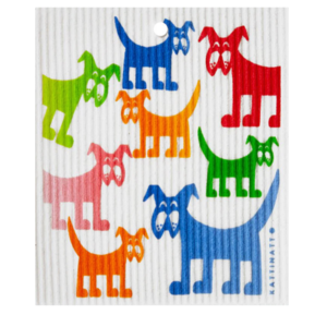 Kattinatt Swedish Cloth Swedish Cloth Colourful Dogs