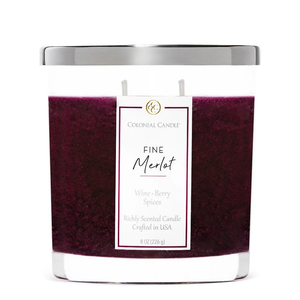 Colonial Candle Colonial Candle Oval Jar Fine Merlot