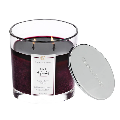 Colonial Candle Colonial Candle Oval Jar Fine Merlot