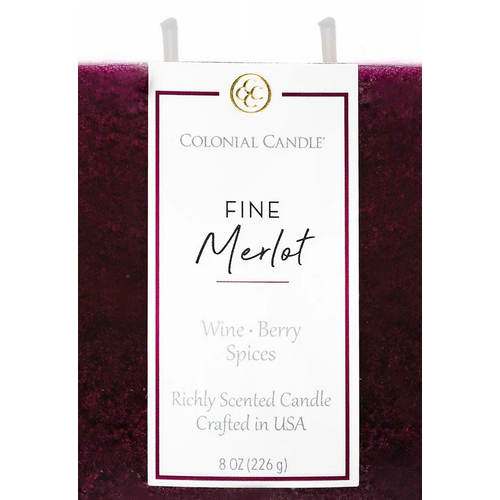 Colonial Candle Colonial Candle Oval Jar Fine Merlot