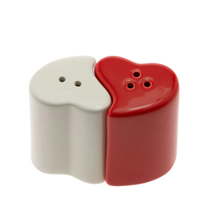 Boston International Salt and Pepper Shakers Hearts
