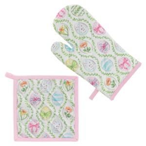 Boston International Oven Mit & Pot Holder Set Easter Bunny
