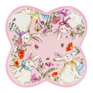 Boston International Easter Bunny Clover Platter