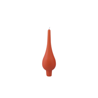 Drop Shaped Candle Orange