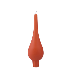 Diana Drop Shaped Candle Orange