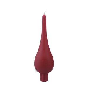 Diana Drop Shaped Candle Dark Red