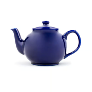 Fox Run Blue Earthenware Teapot 37 oz.