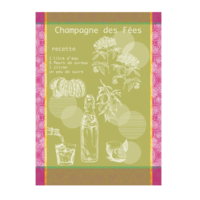 Garnier Thiebaut Tea Towel  Champagne Des Fees Mousse