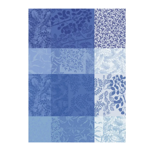 Garnier Thiebaut Garnier Thiebaut Tea Towel Mille Rameaux Bleu Garnier Thiebaut Garnier Thiebaut Tea Towel Mille Rameaux Bleu