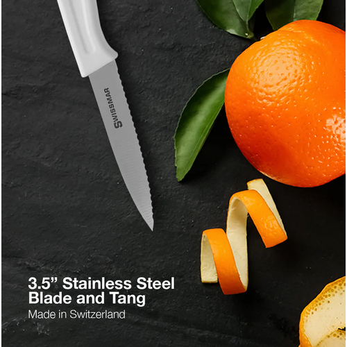 Swissmar Swissmar Paring Serrated Knife White
