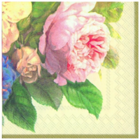 Napkin Cocktail Paper Fairy Rose Cream