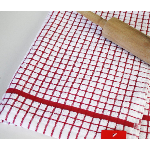 Samuel Lamont Poli-Dri Cotton Tea Towel Red