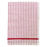 Poli-Dri Cotton Tea Towel Red