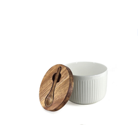 Salt Keeper w/Lid and Spoon