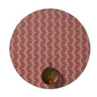 Placemat Round Swing Paprika