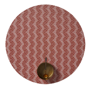 Chilewich Placemat Round Swing Paprika