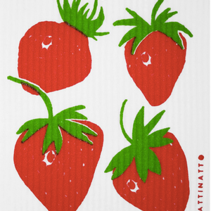 Kattinatt Swedish Cloth Swedish Cloth Strawberries