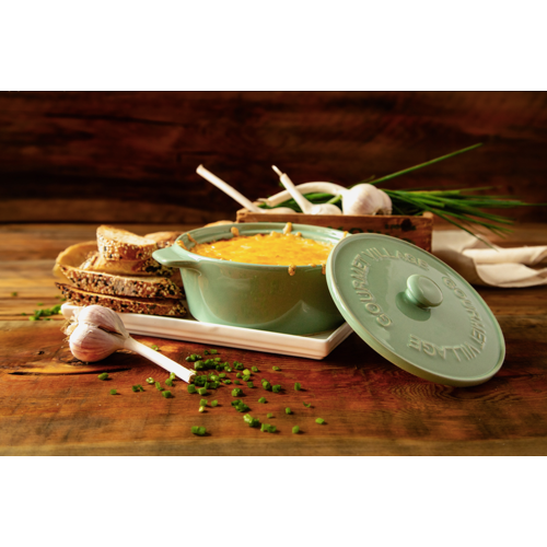 Gourmet du Village Brie Baker Sage Green