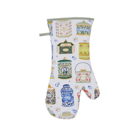 Oven Mitt Set Tea Tins