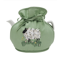 Tea Cosy Wooly Sheep Green