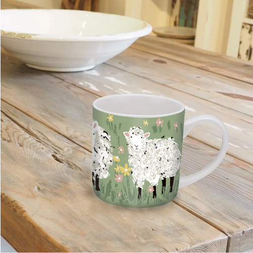 Ulster Weavers Mug Bone China Wooly Sheep