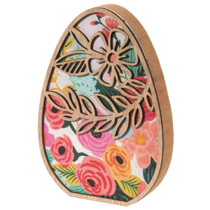 Candym Egg Multi Flower Wood