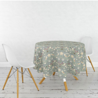 Tablecloth Strawberry Thief Blue 52 Inch Round