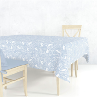 Tablecloth Forest Life Blue 52 x 70 Inch