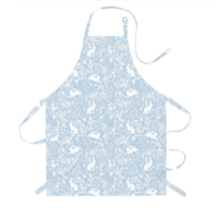 Apron Wipeable Forest Life Blue