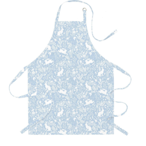William Morris Apron Wipeable Forest Life Blue