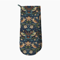 Double Oven Glove Strawberry Thief Navy