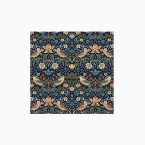 William Morris Napkin Strawberry Thief Navy