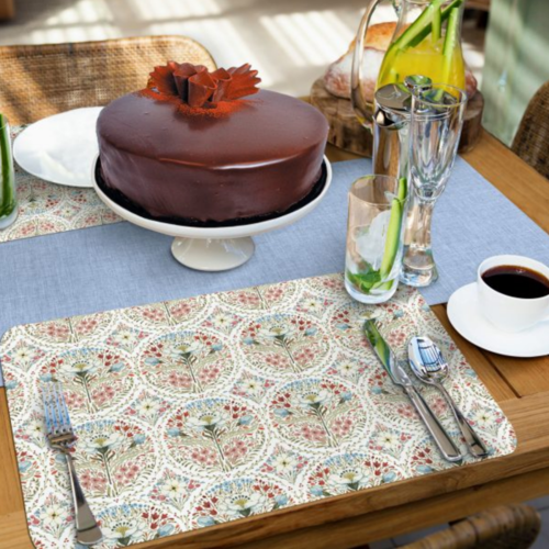 CounterArt Placemat Reversible Countryside Repeat