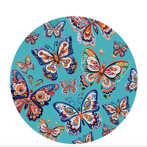 Jar Opener Silicone Teal Butterfly