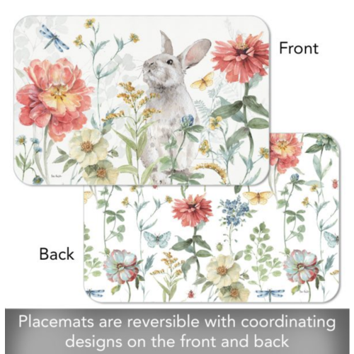 CounterArt Placemat Reversible Spring Meadow CounterArt Placemat Reversible Spring Meadow