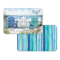 Placemat Reversible Chairs by the Sea