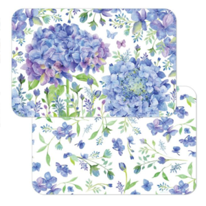 CounterArt Placemat Reversible Beautiful Hydrangea