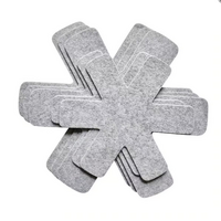 Pan and Pot Protector Set of 5 Grey