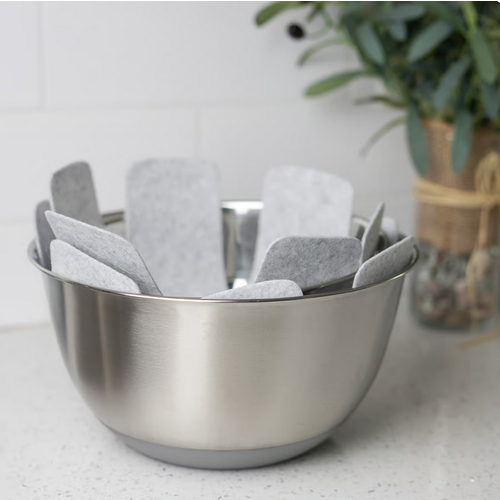 Fox Run Pan and Pot Protector Set of 5 Grey