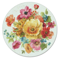 Lazy Susan Glass Country Fresh