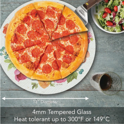 CounterArt Lazy Susan Glass Country Fresh