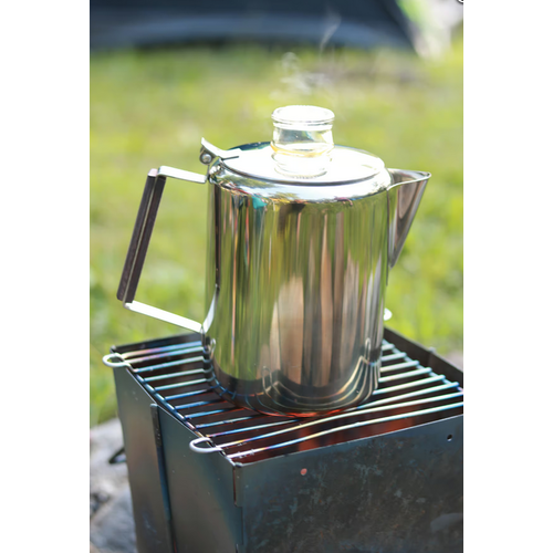 Fox Run Stainless Steel Stovetop Coffee Percolator 9-cup