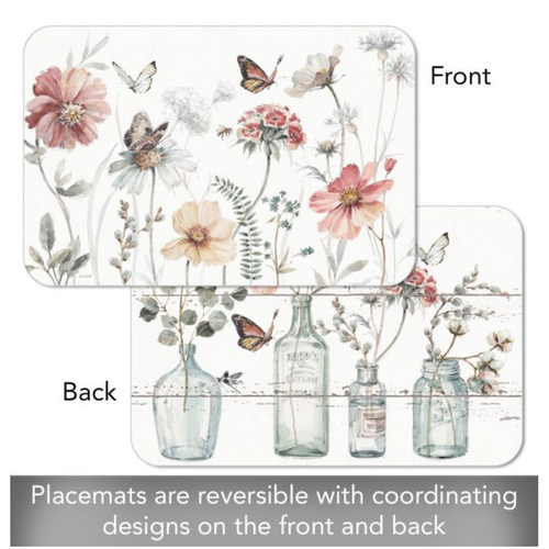 CounterArt Placemat Reversible A Country Weekend
