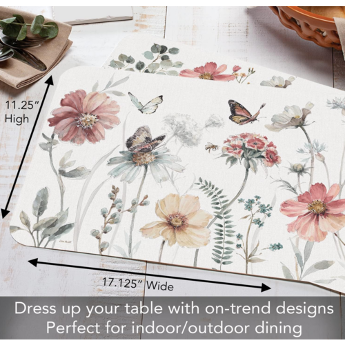 CounterArt Placemat Reversible A Country Weekend
