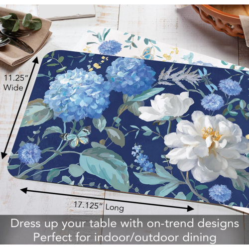 CounterArt Placemat Reversible Morning Blooms