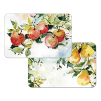 Placemat Reversible Watercolour Fruit