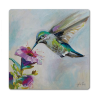 Trivet Stone Hummingbird Delight