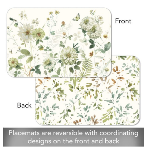 CounterArt Placemat Reversible Green Fields