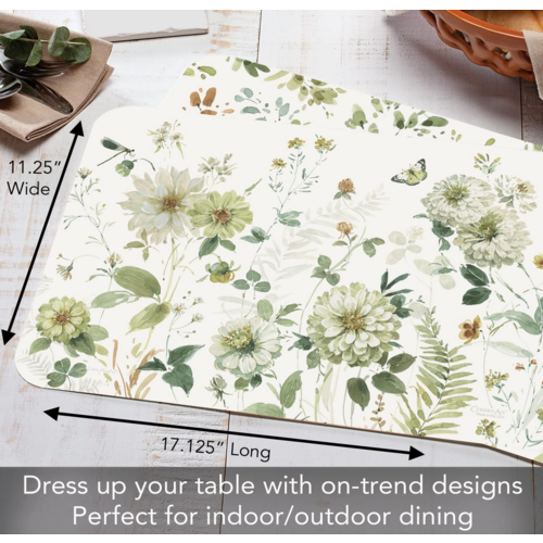 CounterArt Placemat Reversible Green Fields