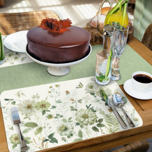 CounterArt Placemat Reversible Green Fields